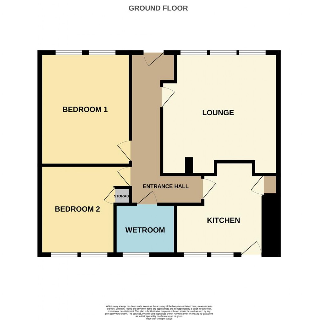 Floorplan for Woodland Close, St. Austell