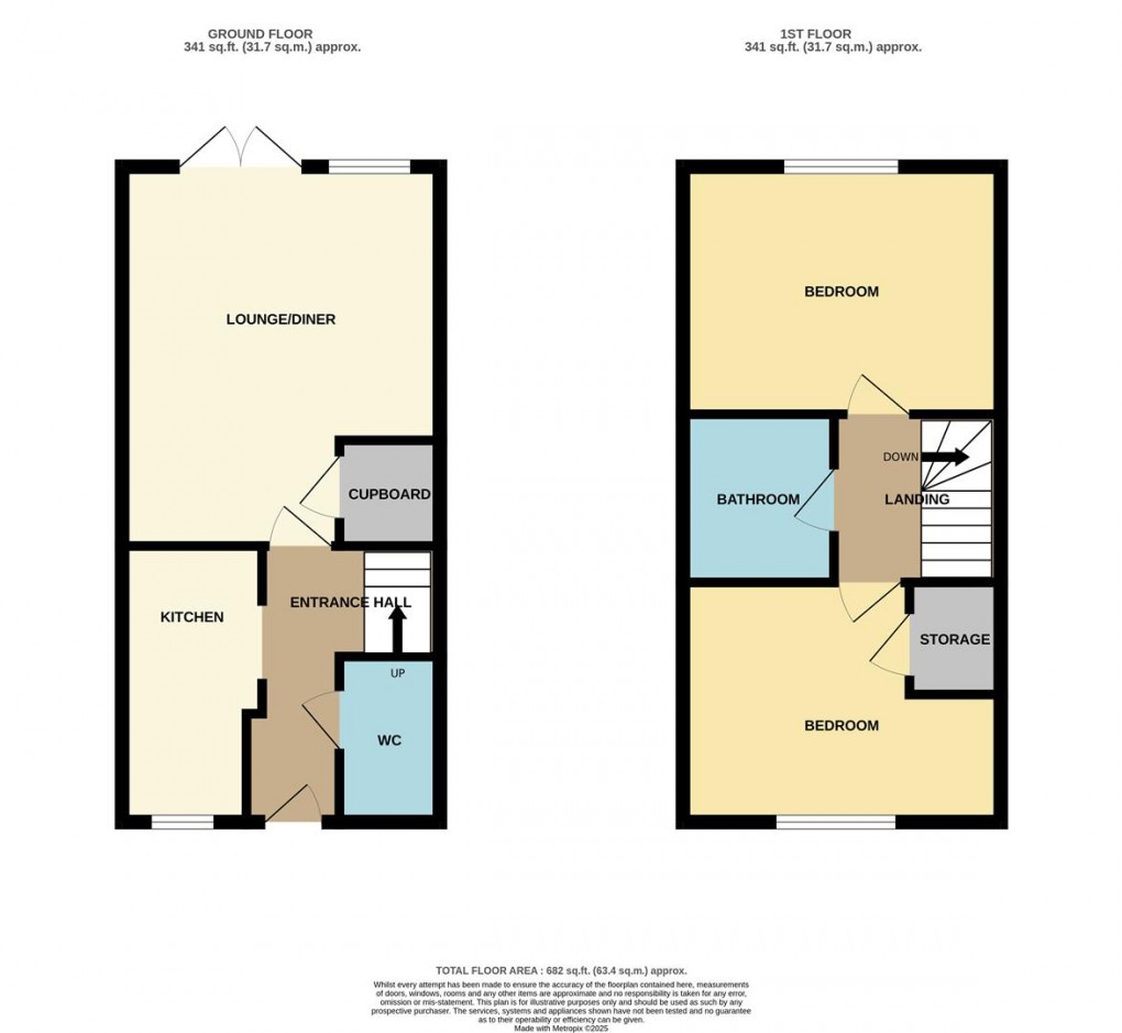 Floorplan for Kober Way, St Austell