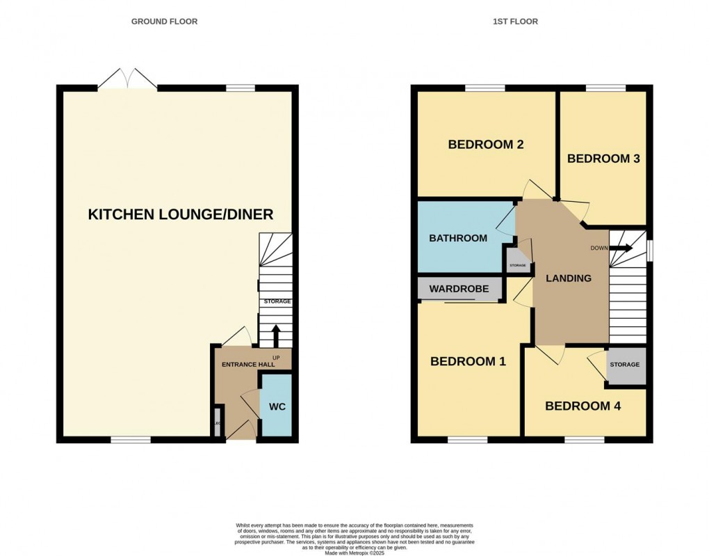 Floorplan for Cuddra Road, St Austell