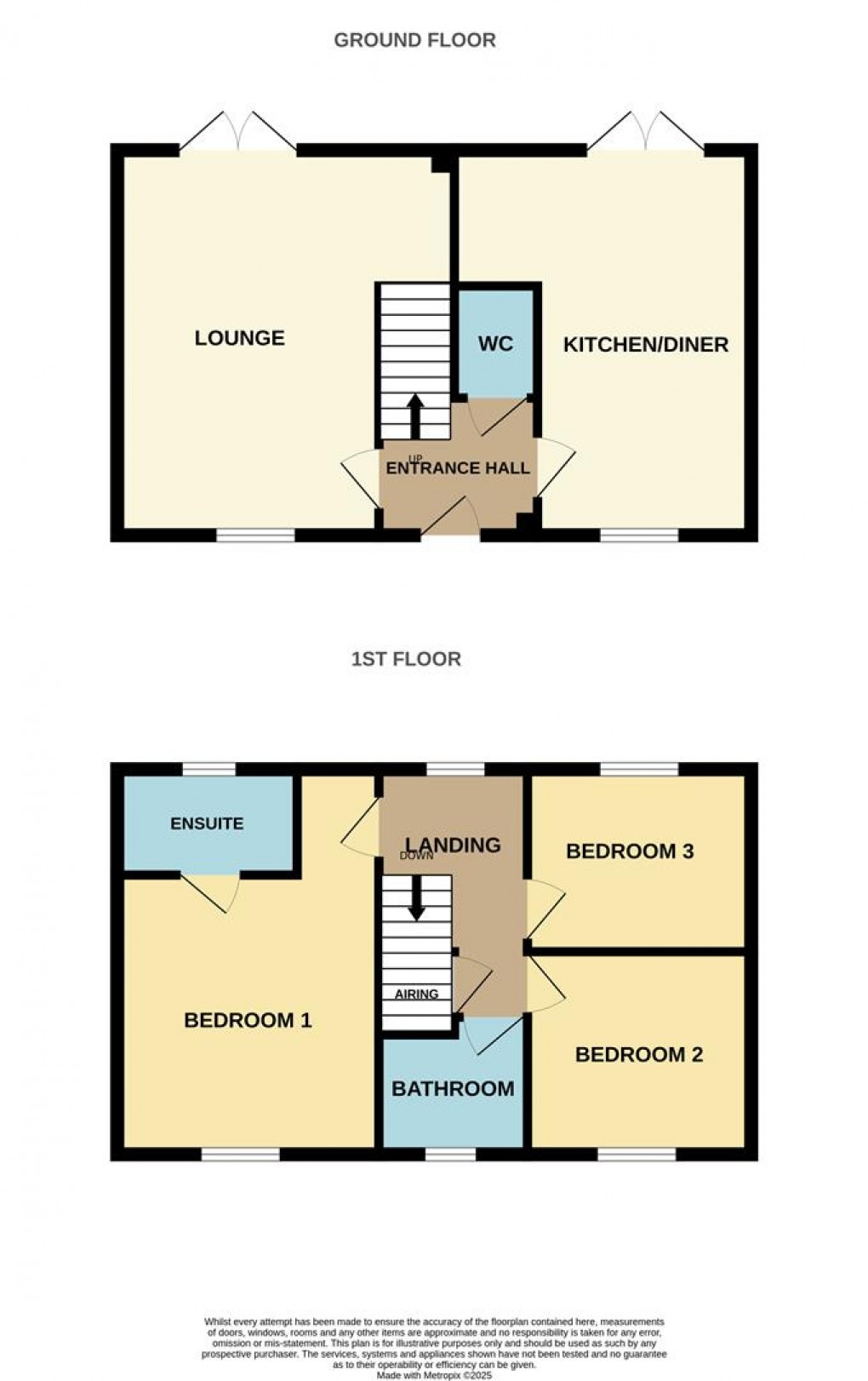 Floorplan for Aspen Drive, St. Austell