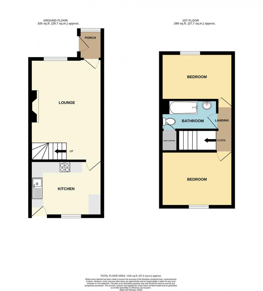 Floorplan for Old Roselyon Road, St. Blazey, Par