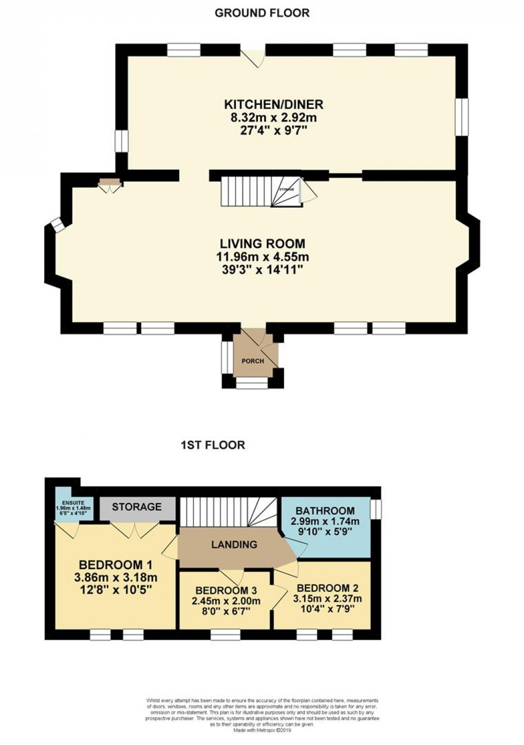 Floorplan for Treskilling, Luxulyan, Bodmin