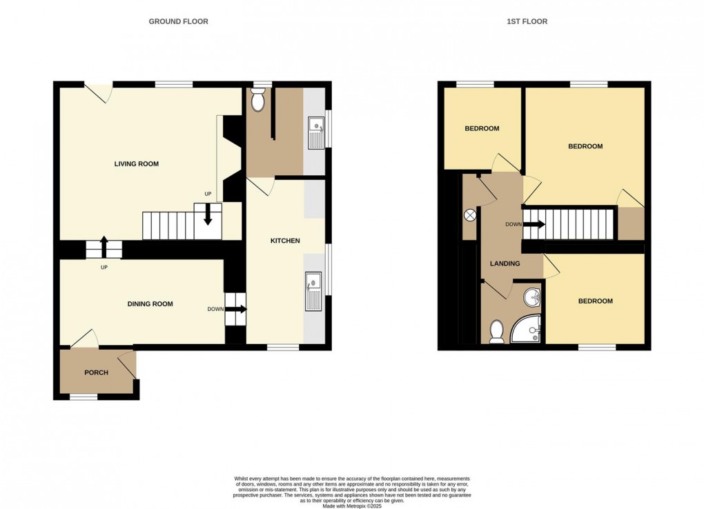 Floorplan for Terras Road, St. Stephen, St. Austell