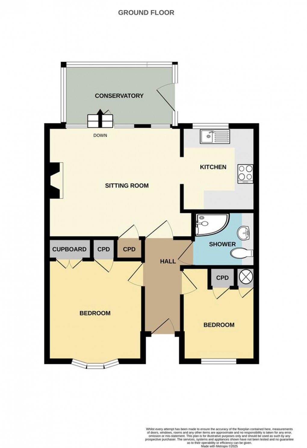 Floorplan for Chisholme Close, St. Austell