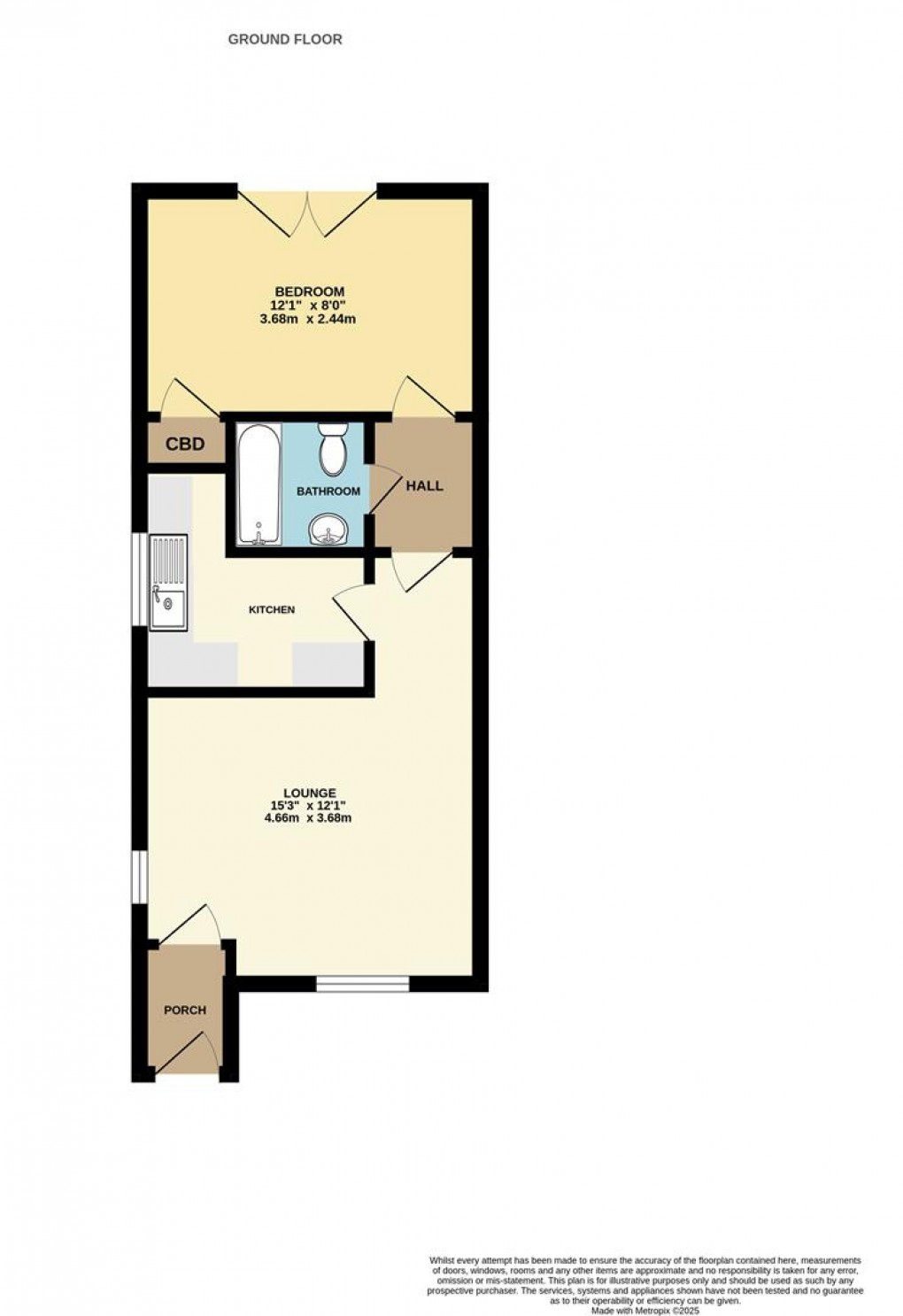 Floorplan for Chegwyns Hill, Foxhole, St. Austell