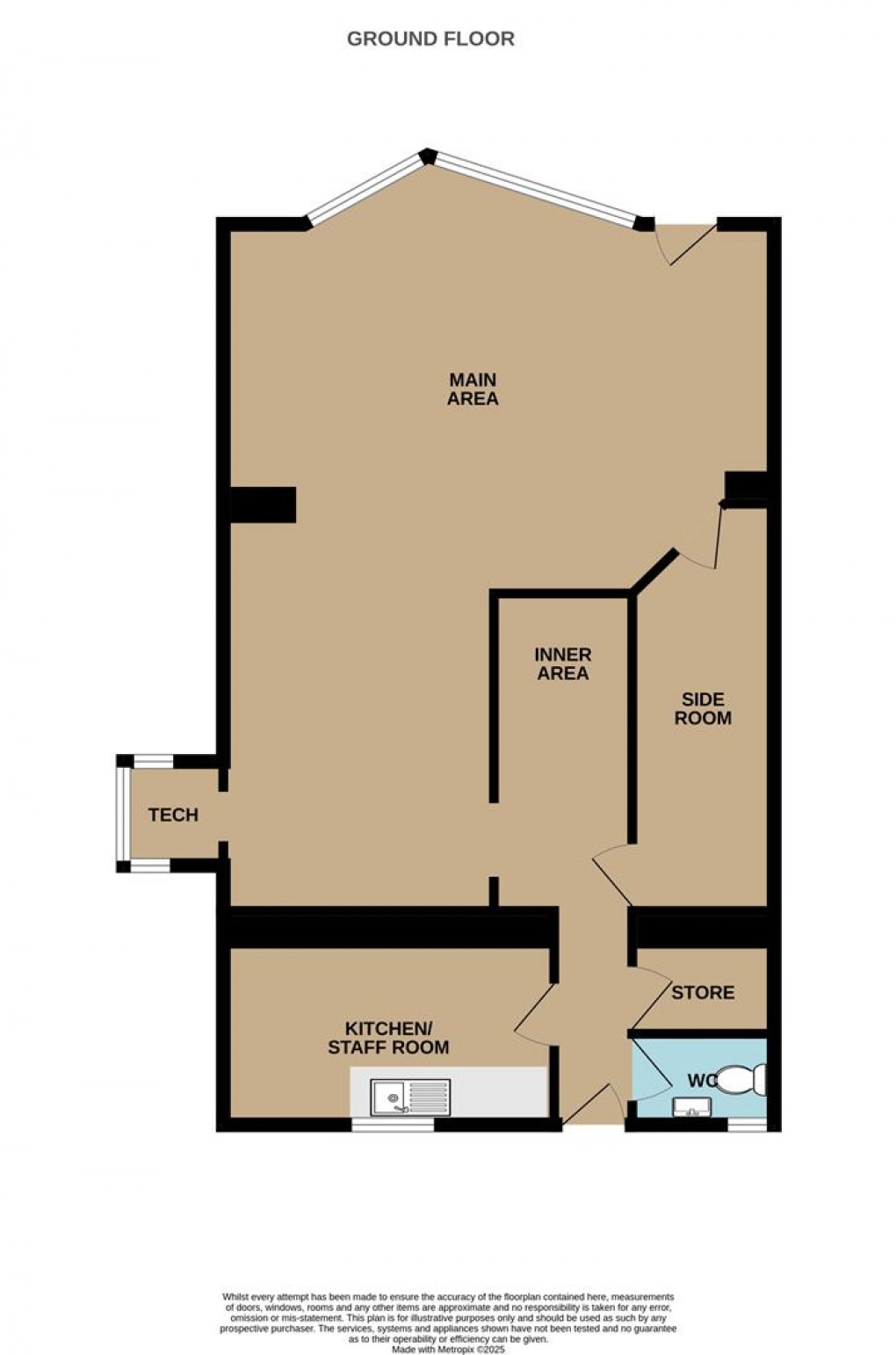 Floorplan for Truro Road, ST AUSTELL