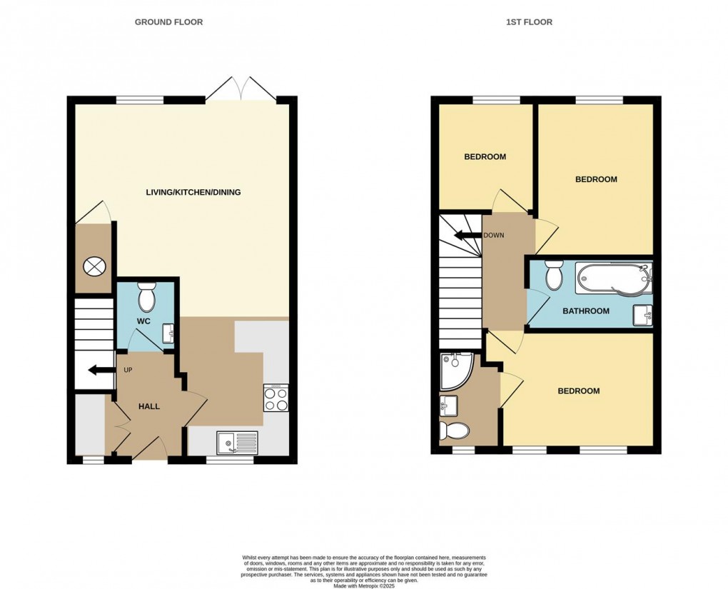Floorplan for Kew Kernow, Roche