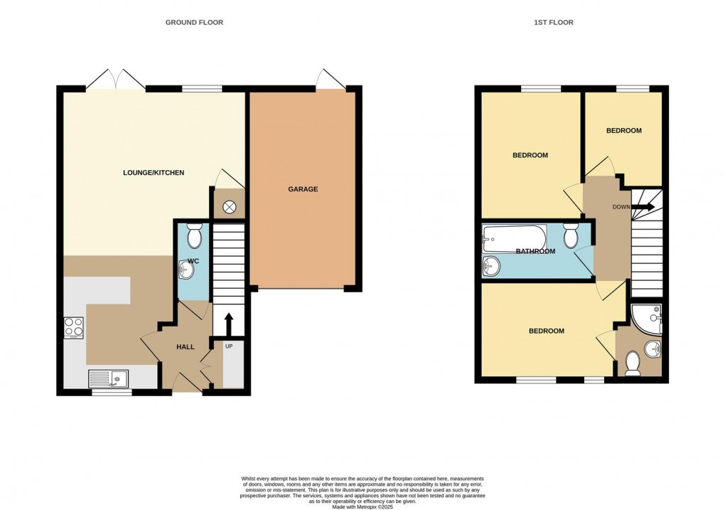 Floorplan for Kew Kernow, Roche