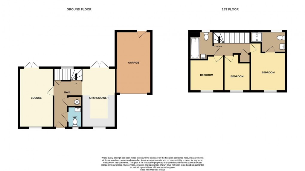 Floorplan for Kew Kernow, Roche