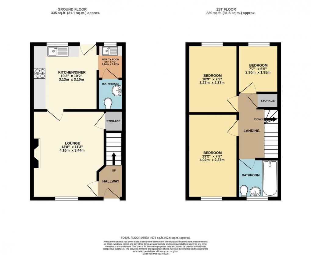 Floorplan for 5 Pentillie GardensSt AustellCornwall