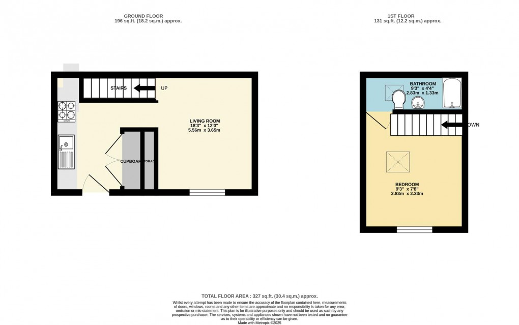 Floorplan for Station Road, Fowey