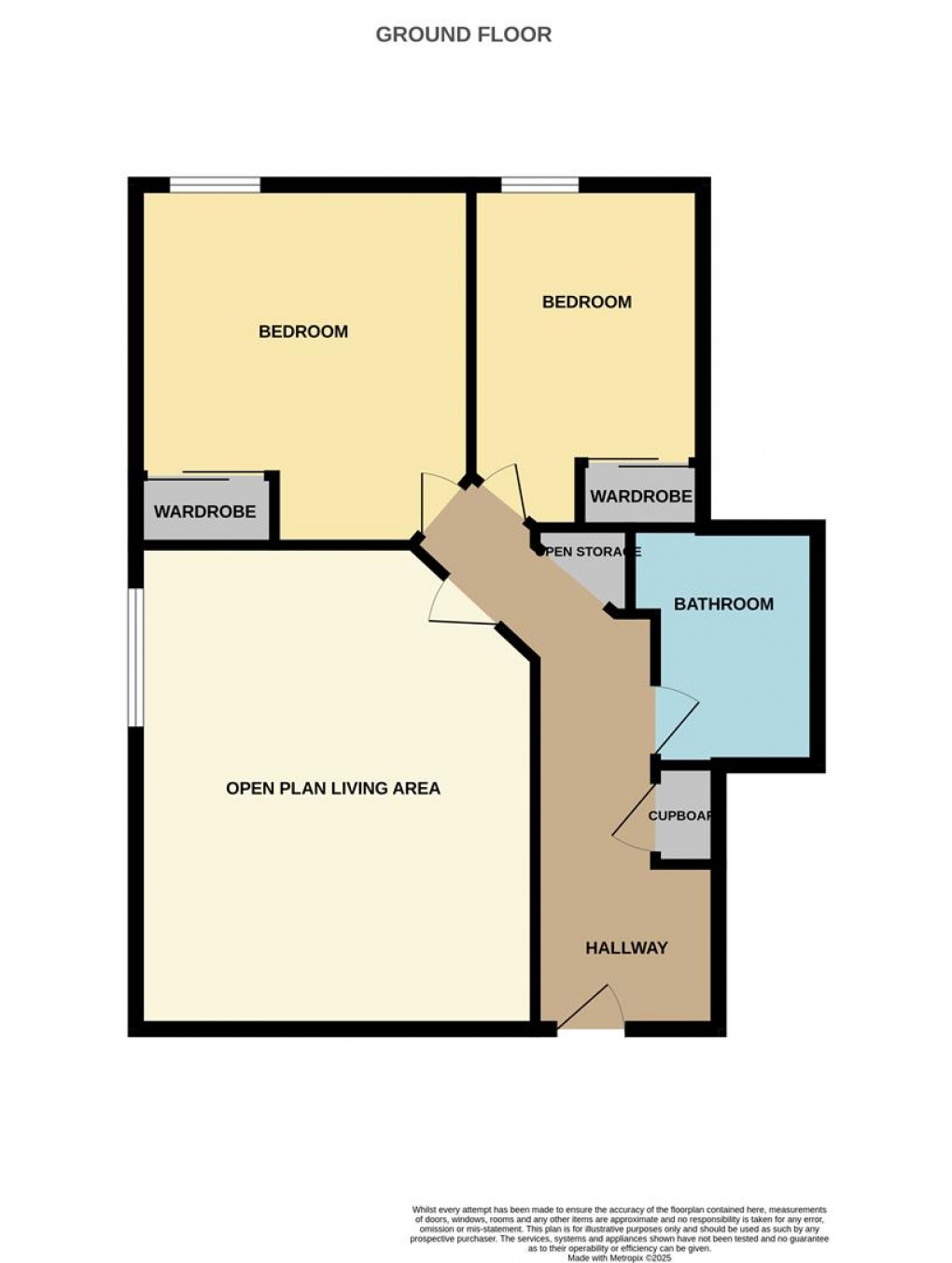 Floorplan for Fore Street, St. Blazey, Par