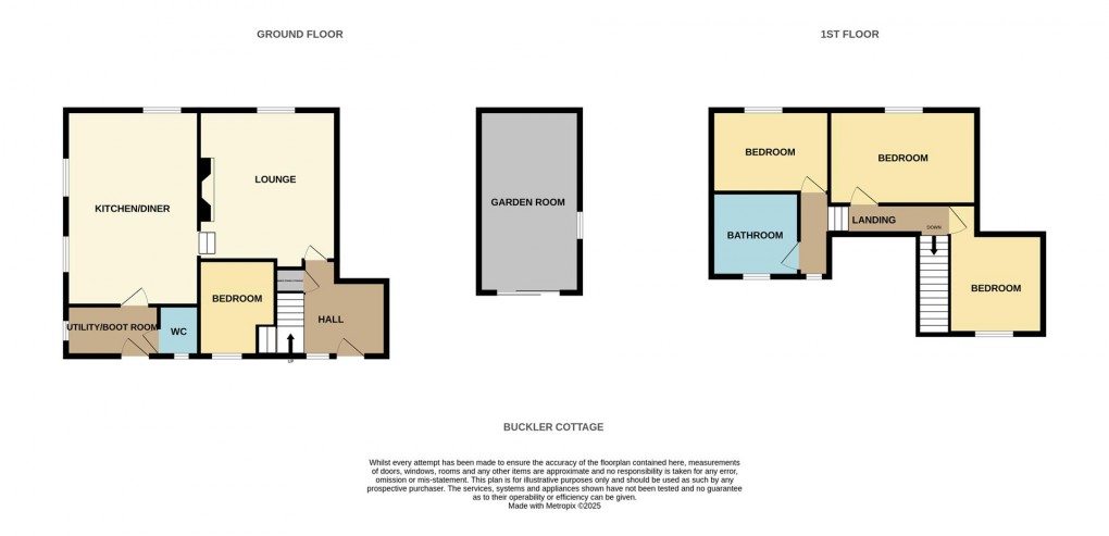 Floorplan for Bucklers Lane, St. Austell
