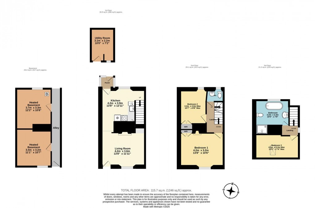 Floorplan for East Street, Polruan, Fowey