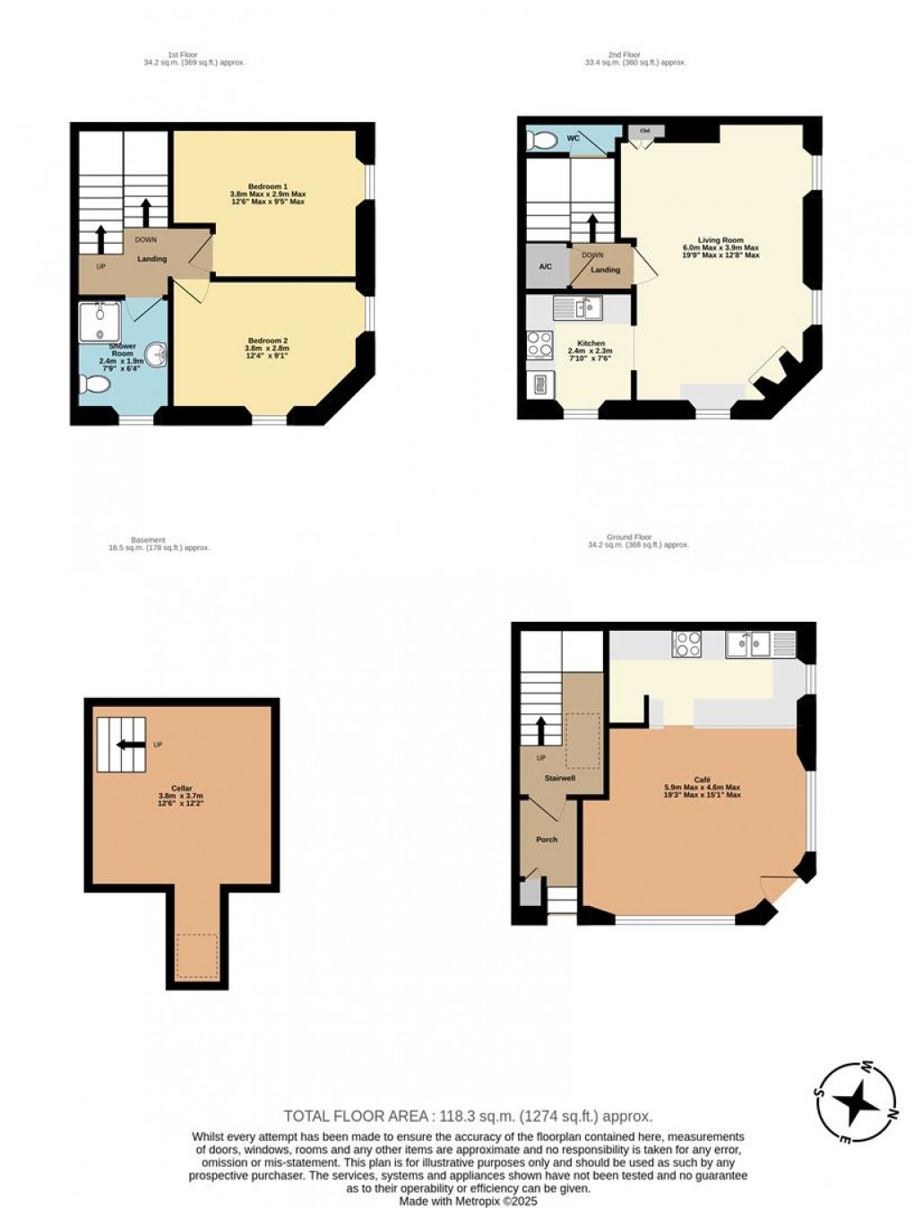 Floorplan for Fore Street, Polruan