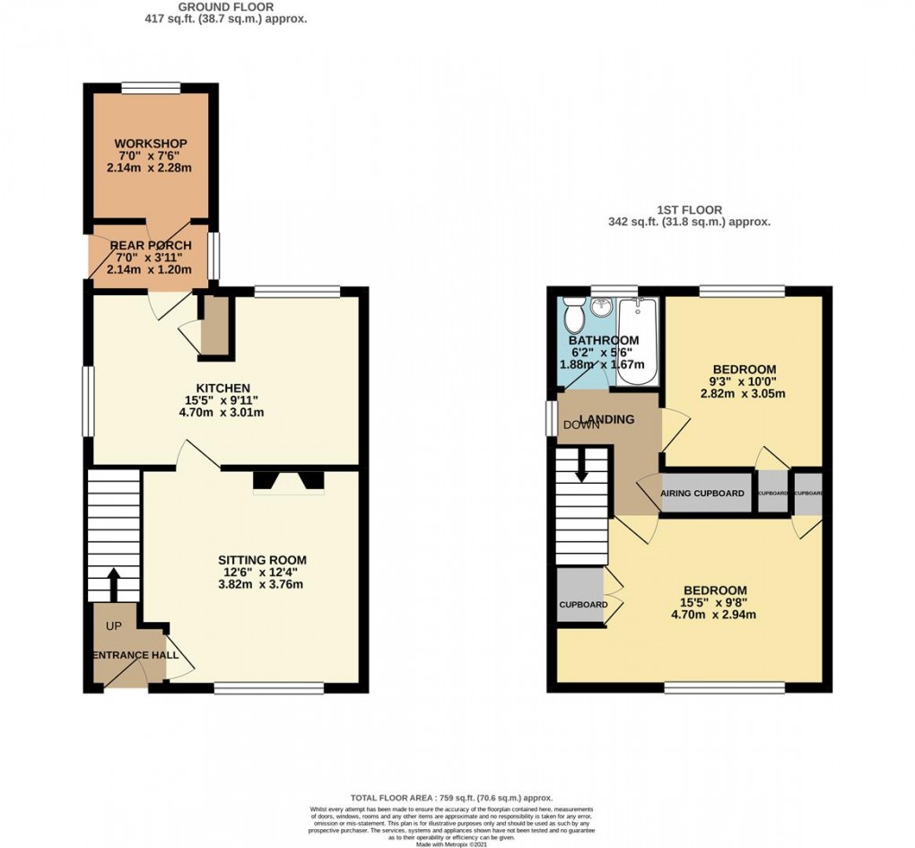 Floorplan for Windmill, Fowey