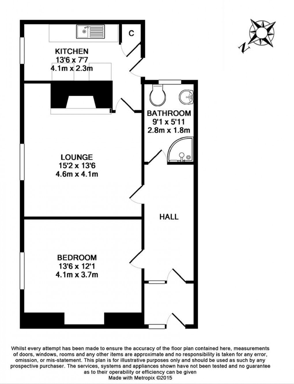 Floorplan for 56 Lostwithiel Street, Fowey