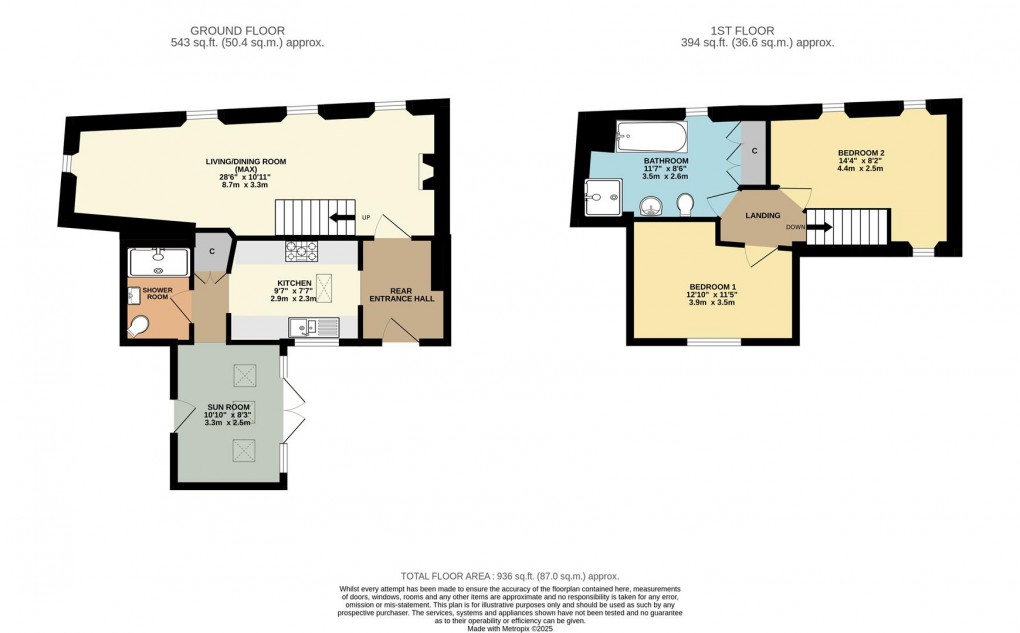 Floorplan for Lerryn, Nr Lostwithiel