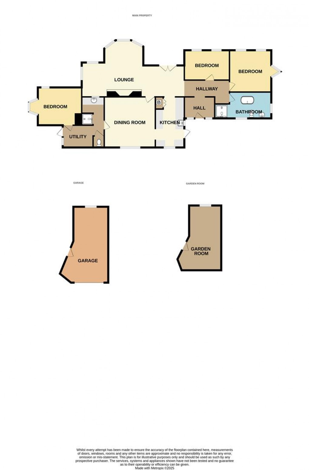 Floorplan for The Terrace, Pentewan, St. Austell
