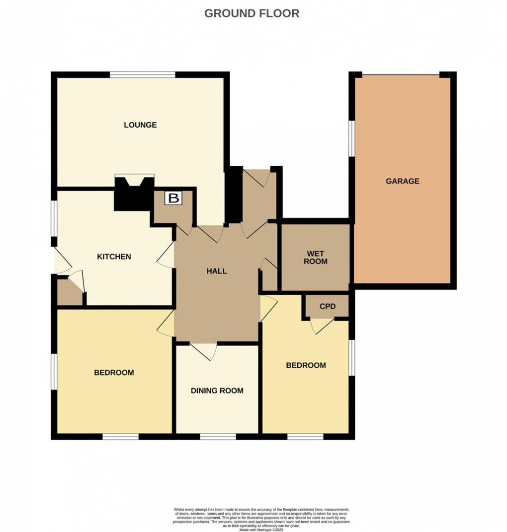 Floorplan for Margaret Avenue, St. Austell