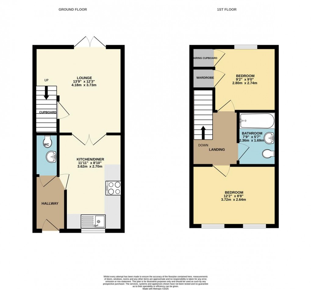 Floorplan for St. Michaels Way, Roche, St. Austell