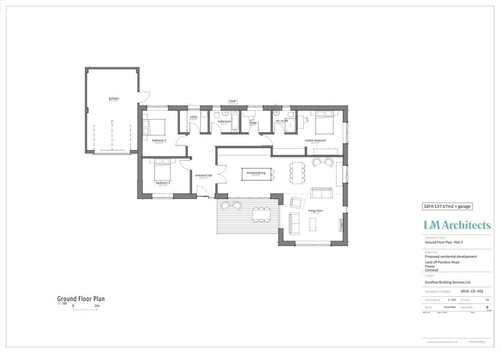 Floorplan for Lawhyre, Fowey