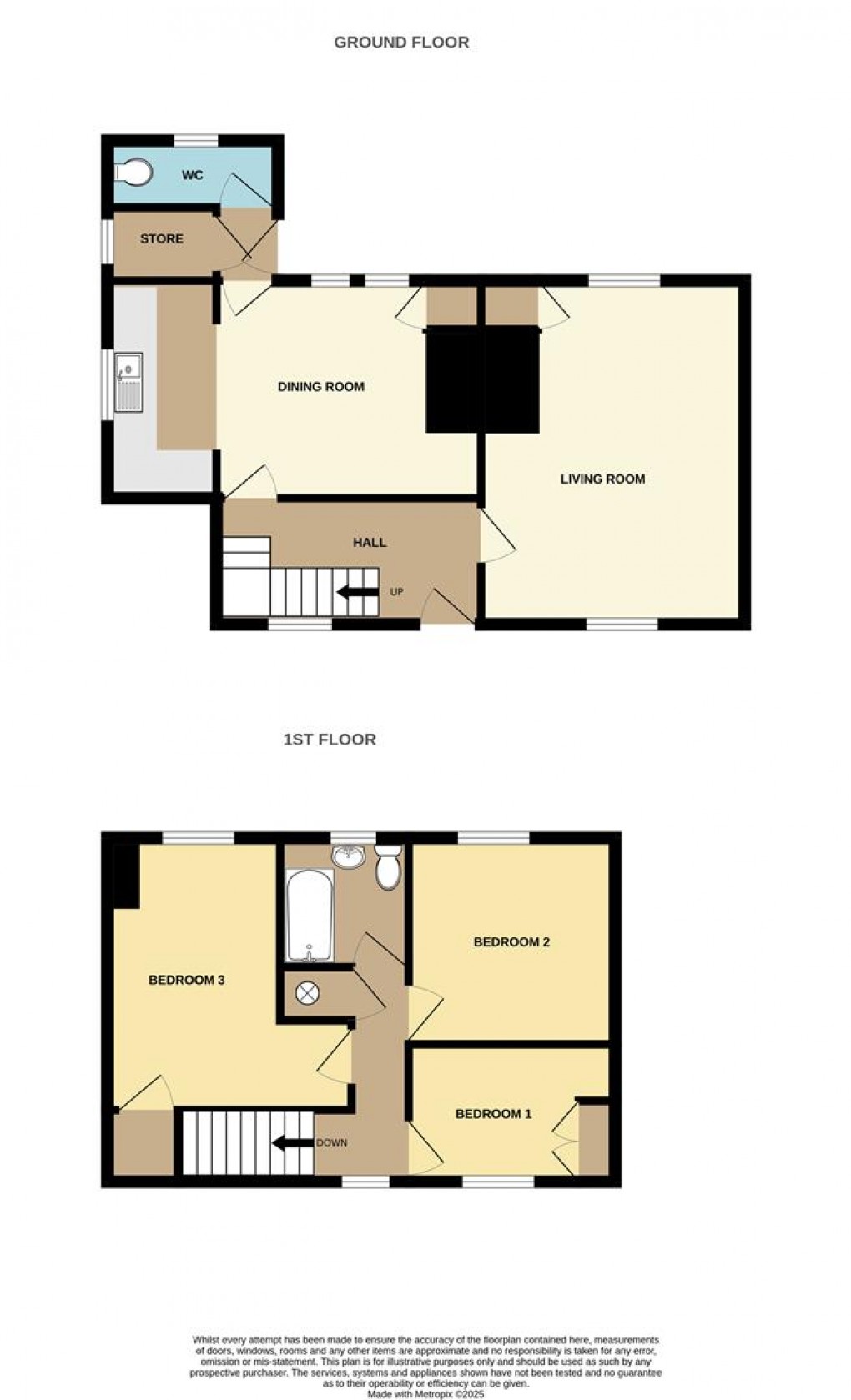Floorplan for Robartes Road, St. Dennis, St. Austell
