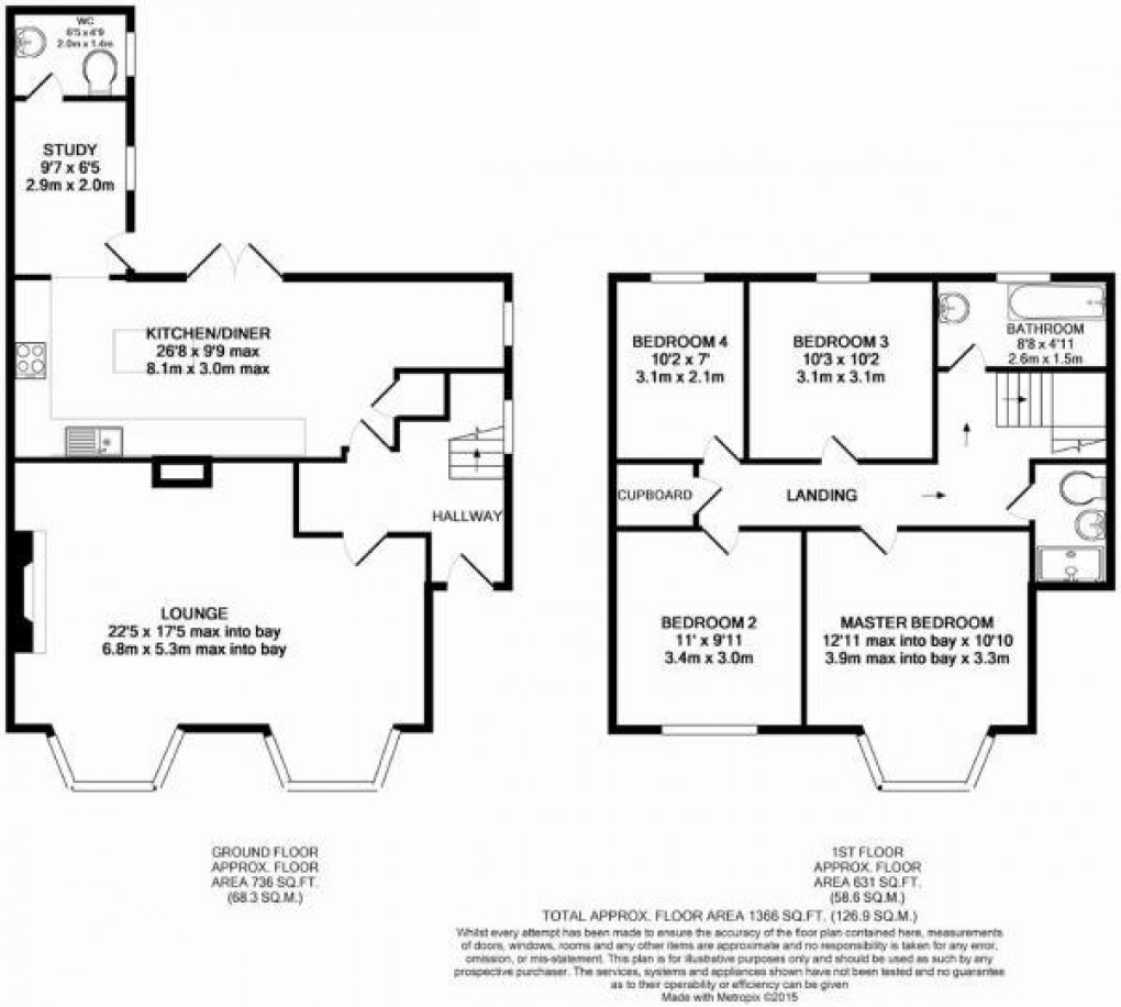 Floorplan for Hockens Lane, Polruan
