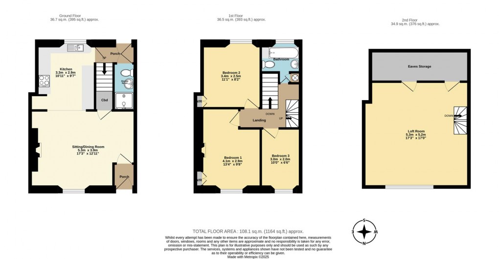 Floorplan for West Street, Polruan, Fowey