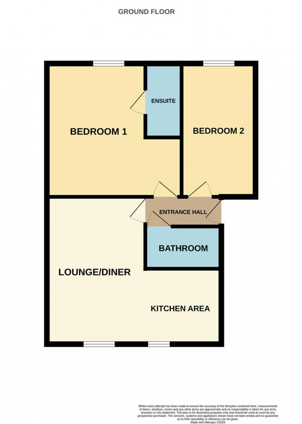 Floorplan for Doublegates, St. Austell