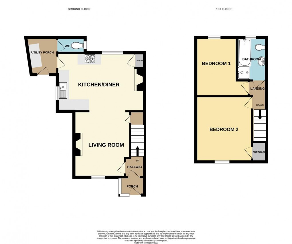 Floorplan for Hallaze Road, Penwithick, St. Austell