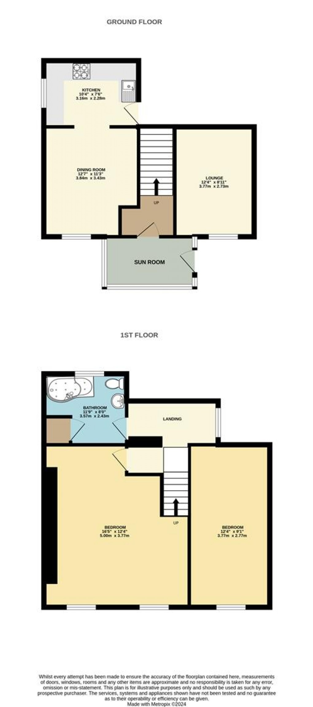 Floorplan for Treverbyn Road, St. Austell