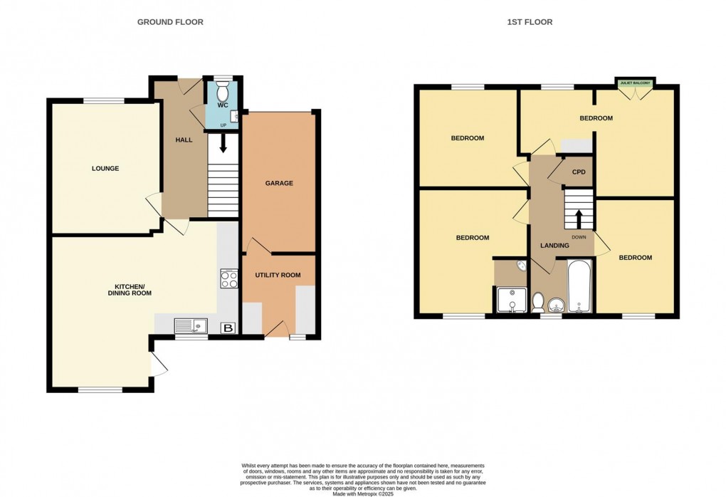 Floorplan for Larcombe Road, St. Austell