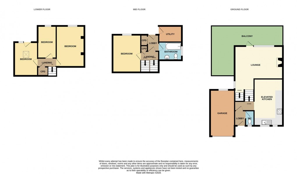 Floorplan for Lavorrick Orchards, Mevagissey, St. Austell