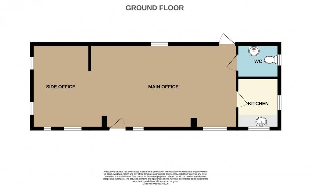 Floorplan for Tower Park, Fowey