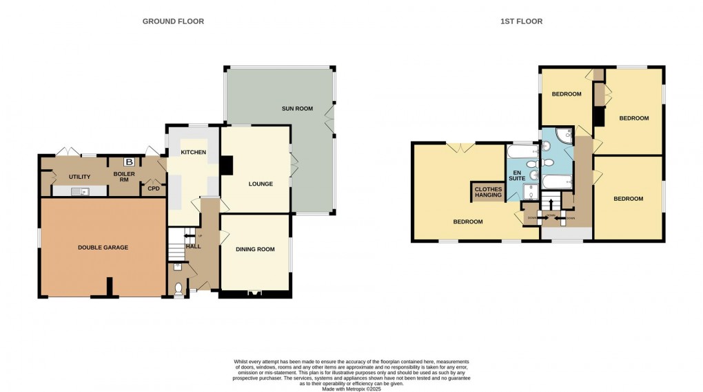 Floorplan for The Drive, Duporth, St. Austell