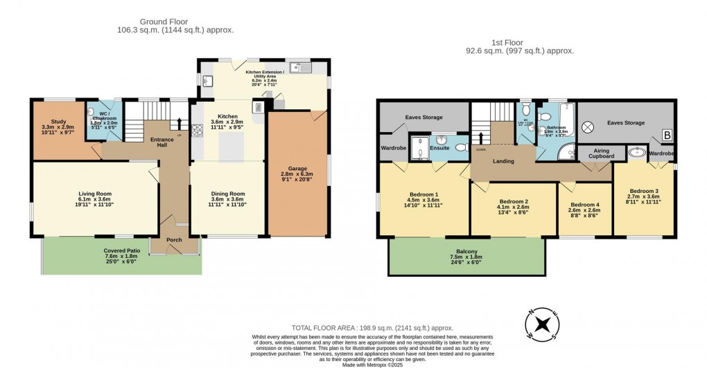 Floorplan for Tower Park, Fowey