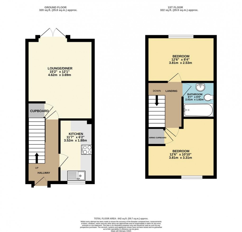 Floorplan for Sycamore Gardens, Summercourt, Newquay