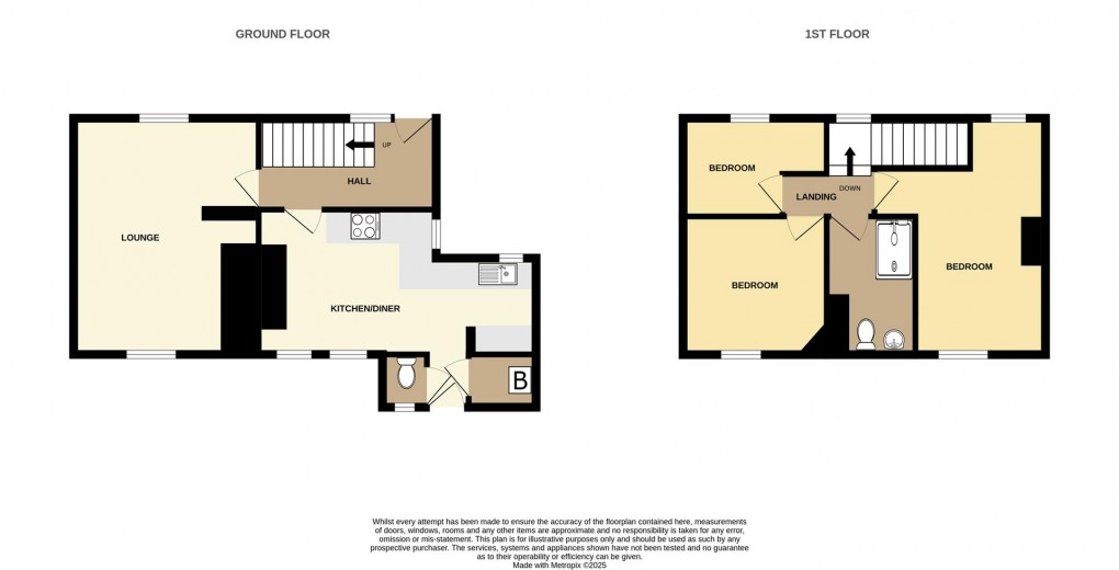 Floorplan for Bobs Road, St. Blazey, Par