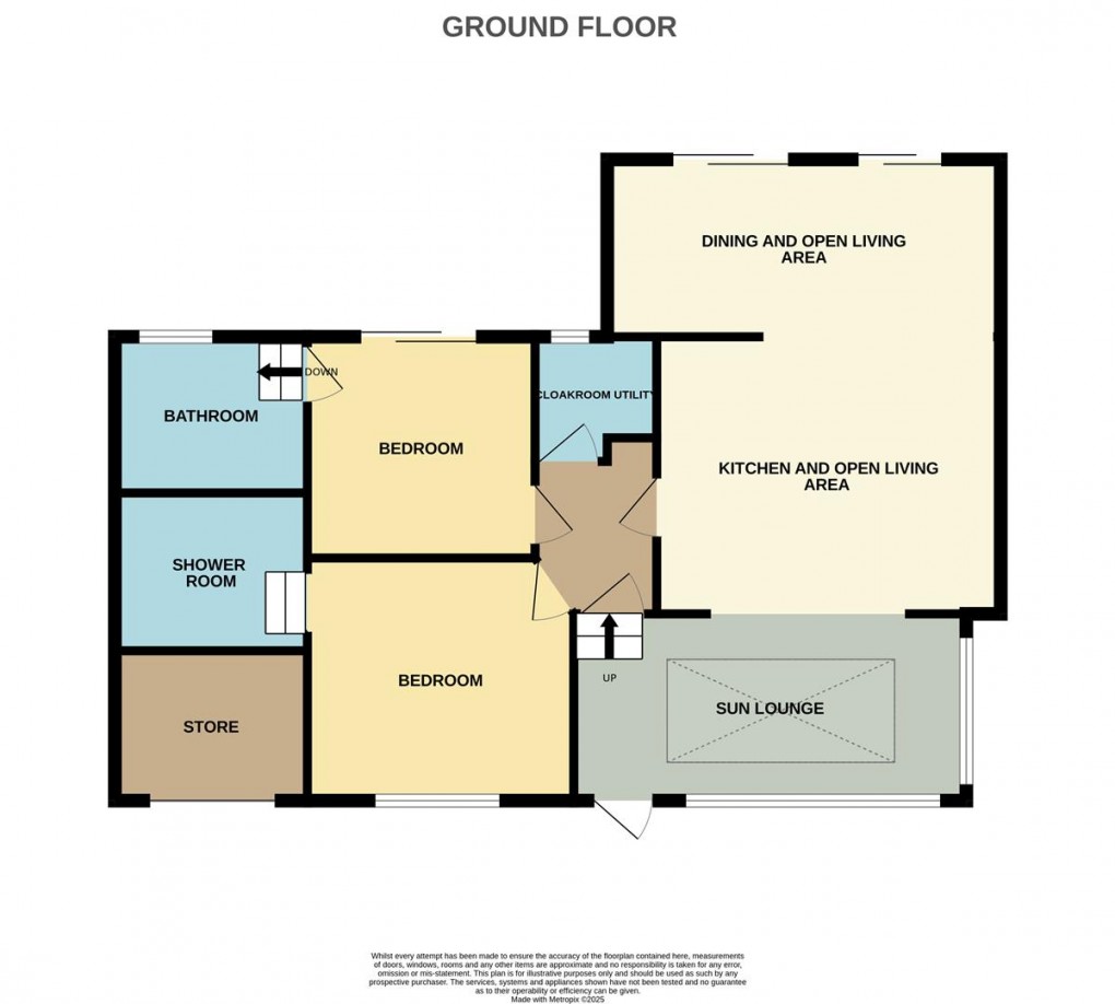 Floorplan for Chatsworth Way, Carlyon Bay, St. Austell