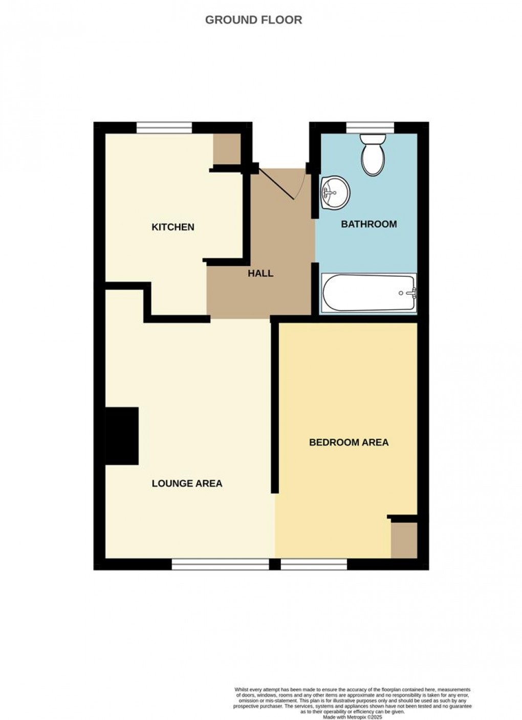 Floorplan for Poltair Court, St. Austell