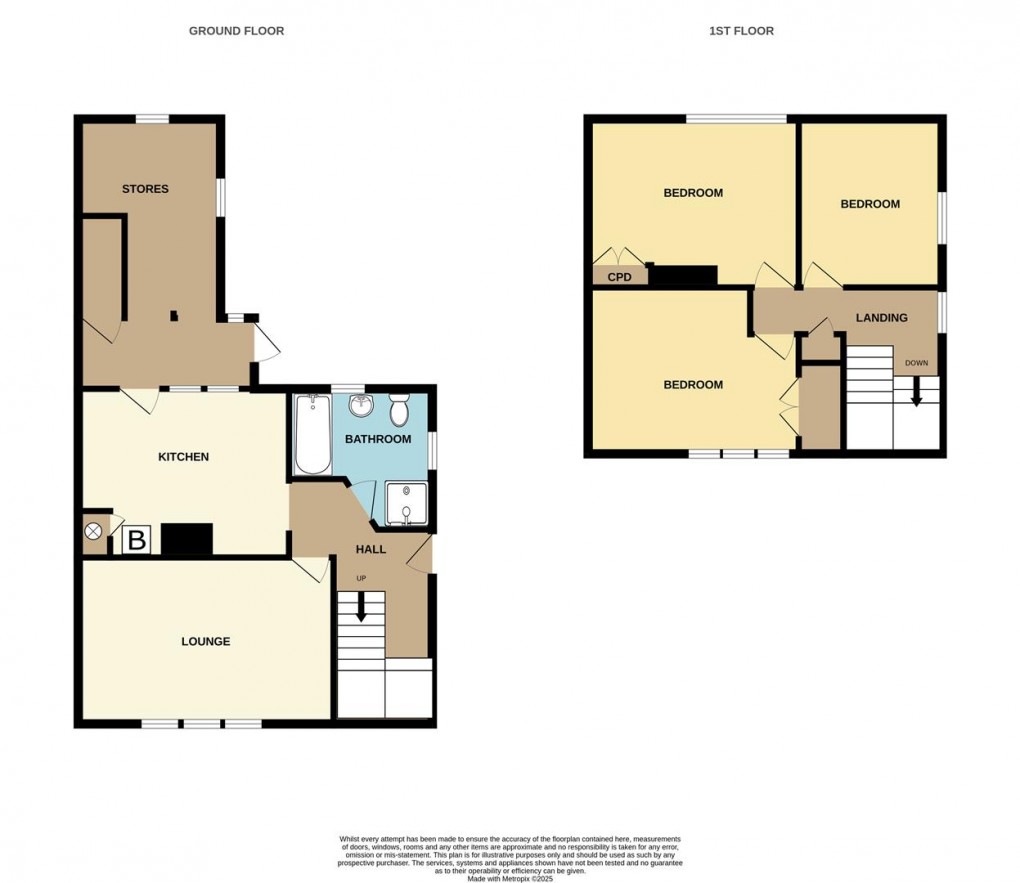 Floorplan for Manson Place, St. Dennis, St. Austell