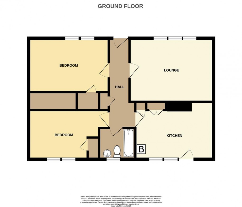 Floorplan for Penarwyn Road, St. Blazey, Par