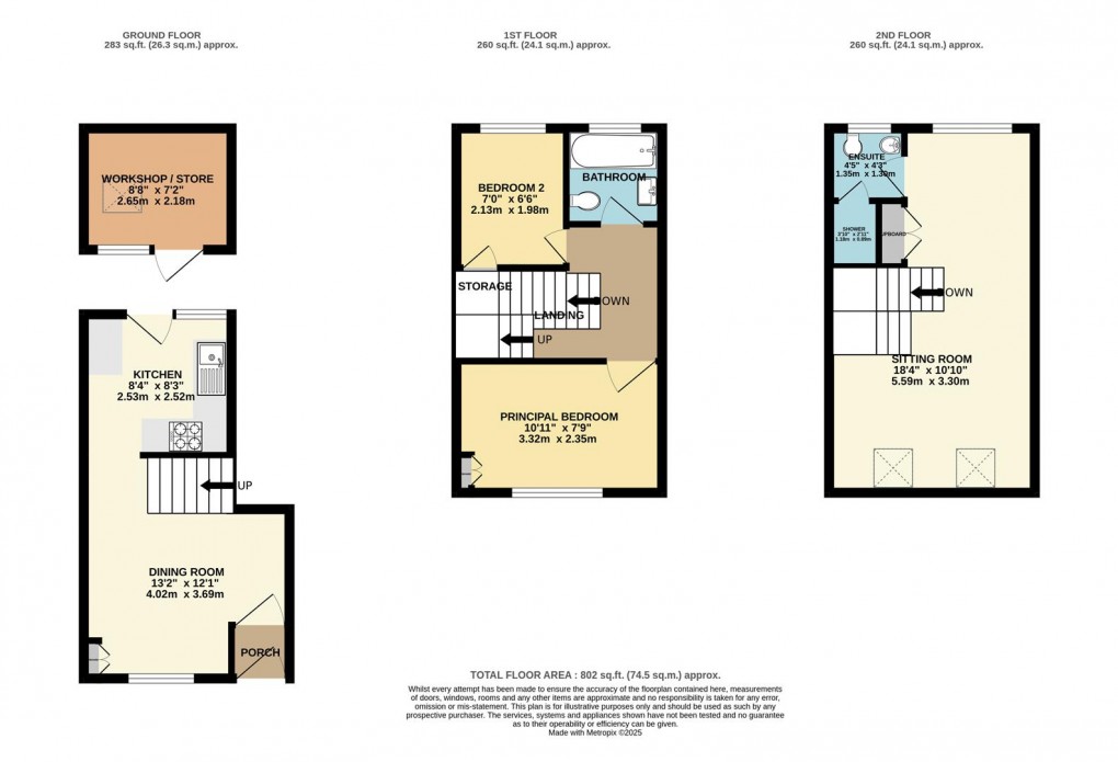 Floorplan for West Street, Polruan