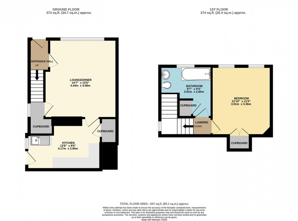 Floorplan for West Hill, St. Austell