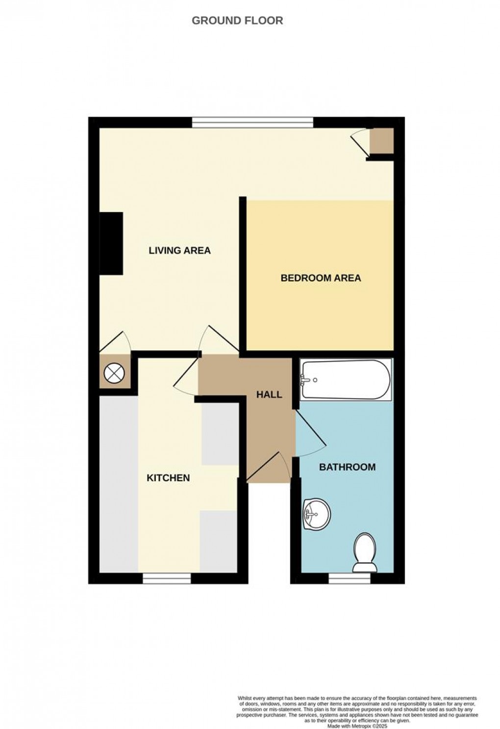 Floorplan for Doubletrees, St. Blazey, Par