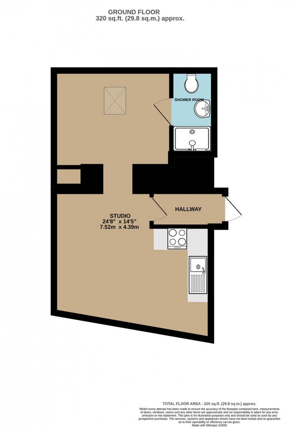 Floorplan for Carclaze Road, St Austell