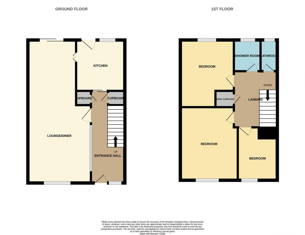 Floorplan for Meadway, St. Austell