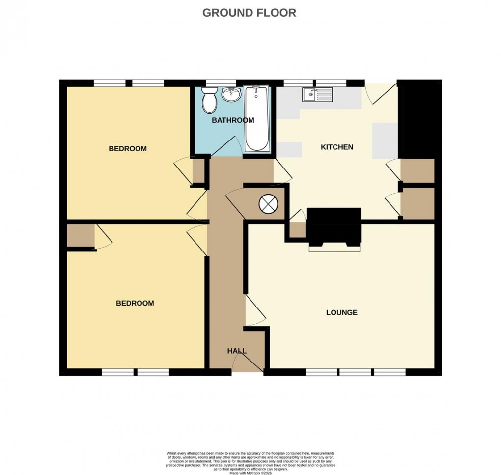Floorplan for Queens Road, St. Austell