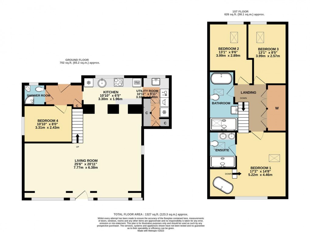 Floorplan for Golant, Fowey